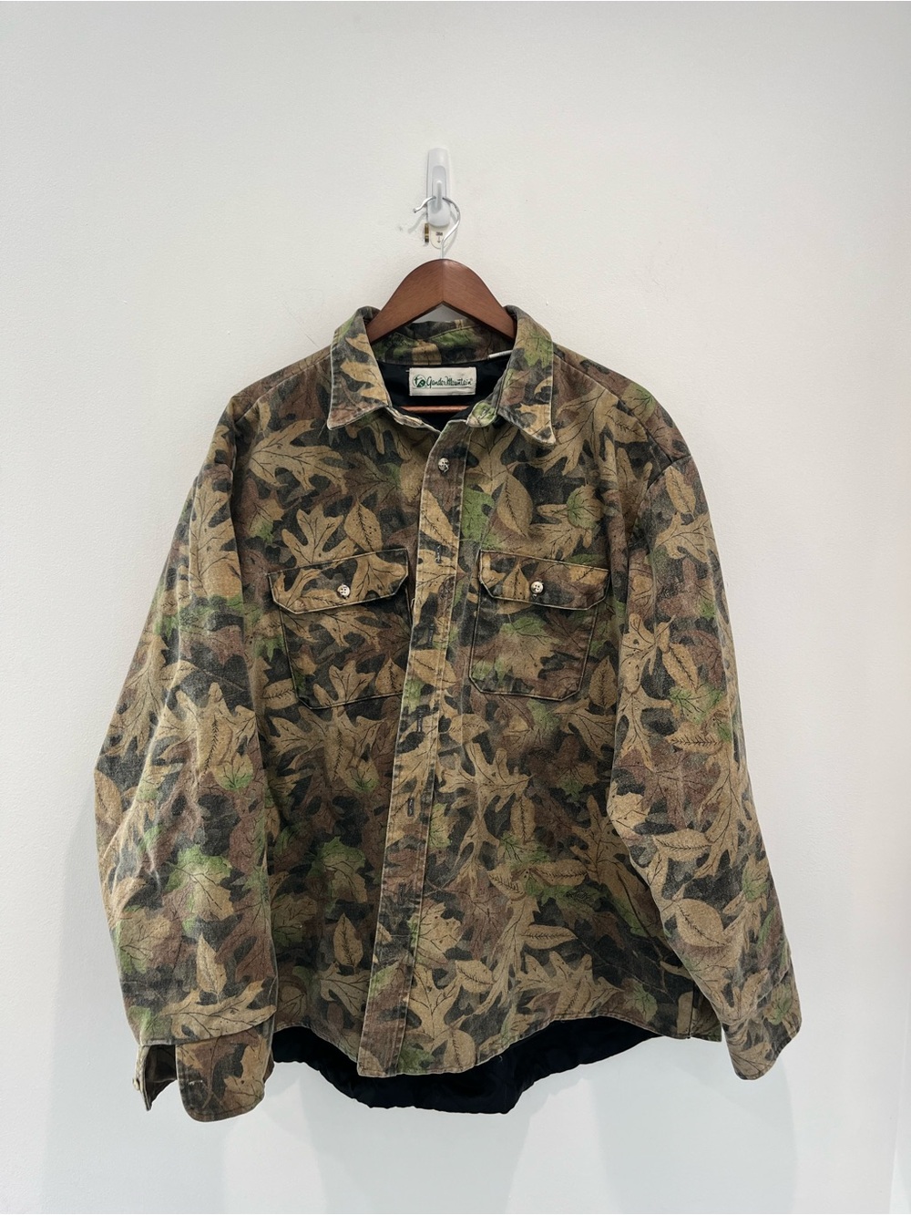 Gander Mountain Vintage Camouflage Leaf-Print Utility Jacket